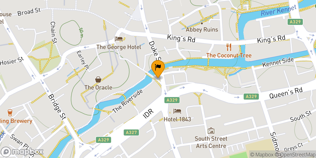 Map of London Street Brasserie