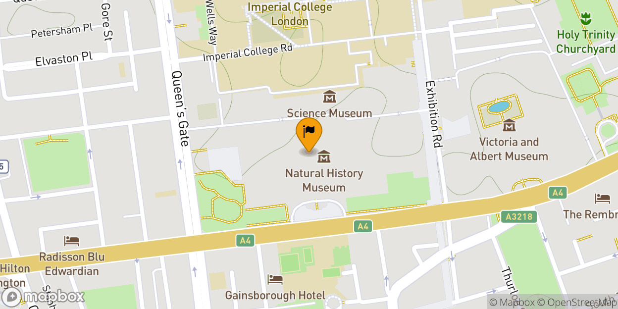 Map of Natural History Museum