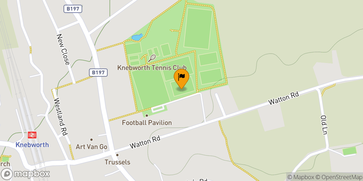 Map of Knebworth Recreation Ground