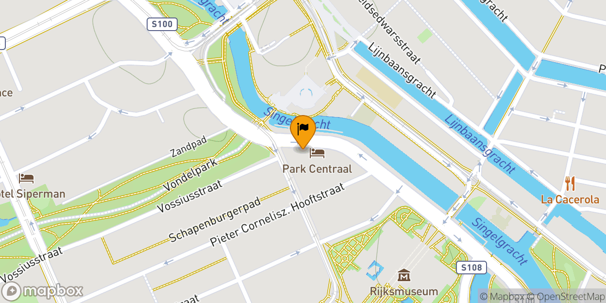 Map of Park Hotel Amsterdam