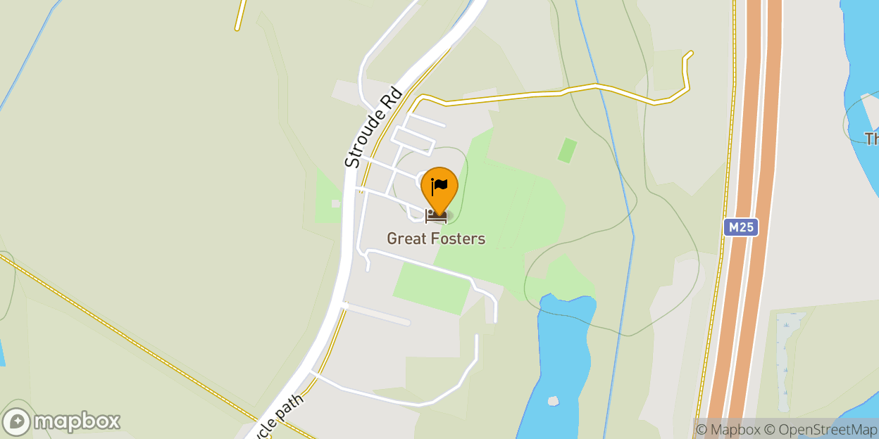 Map of Great Fosters