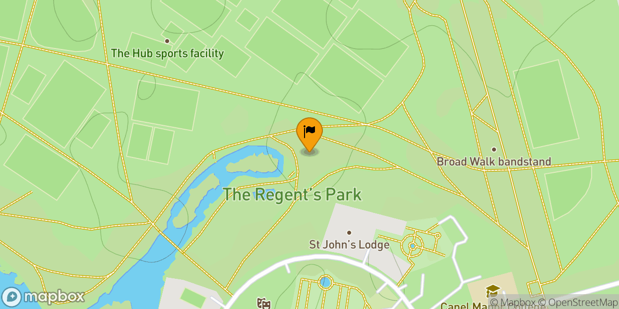 Map of Regent's Park