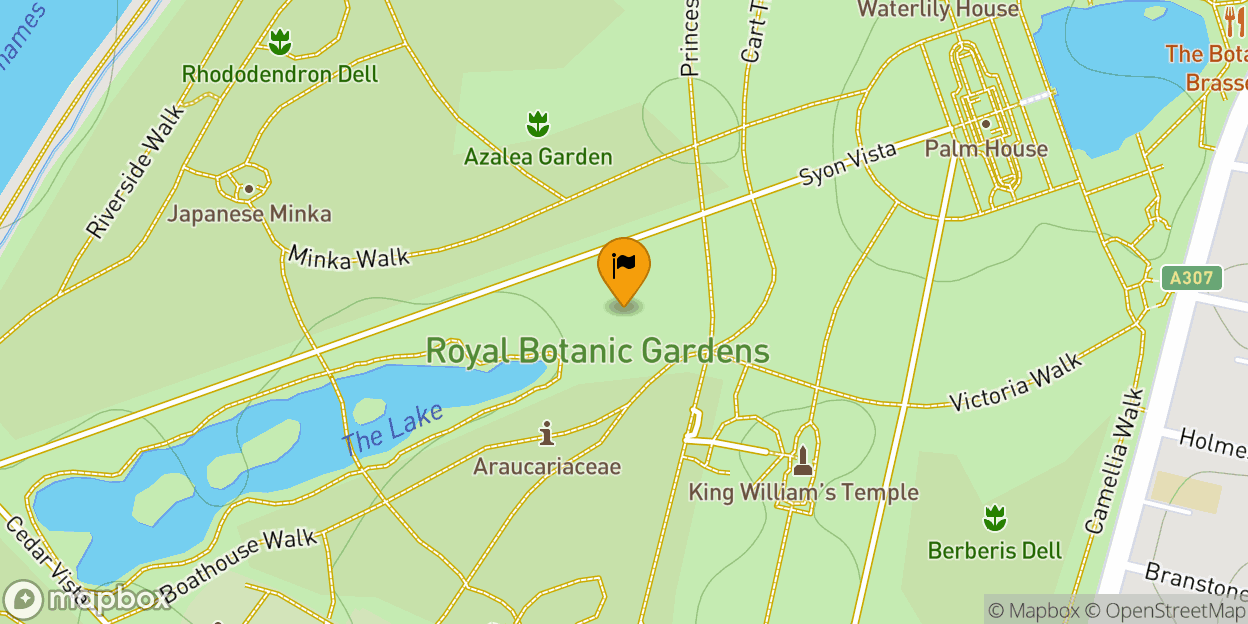 Map of Royal Botanic Gardens, Kew