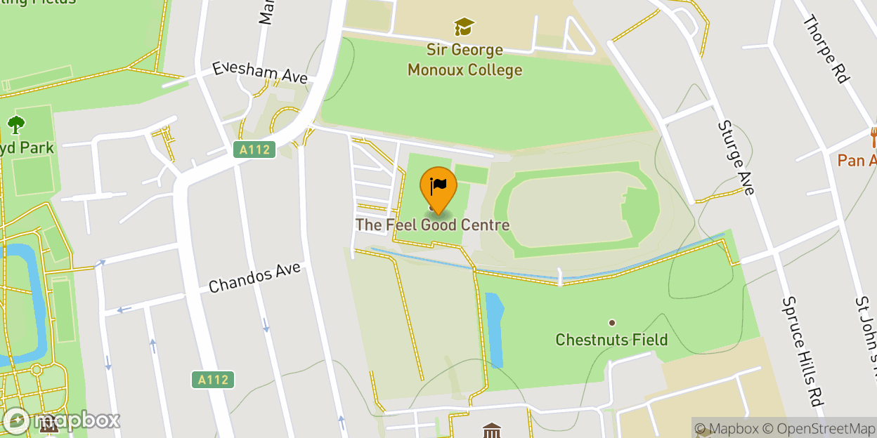 Map of Waltham Forest Feel Good Centre