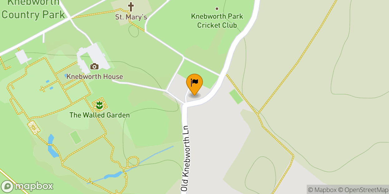 Map of Knebworth Park Cricket Club