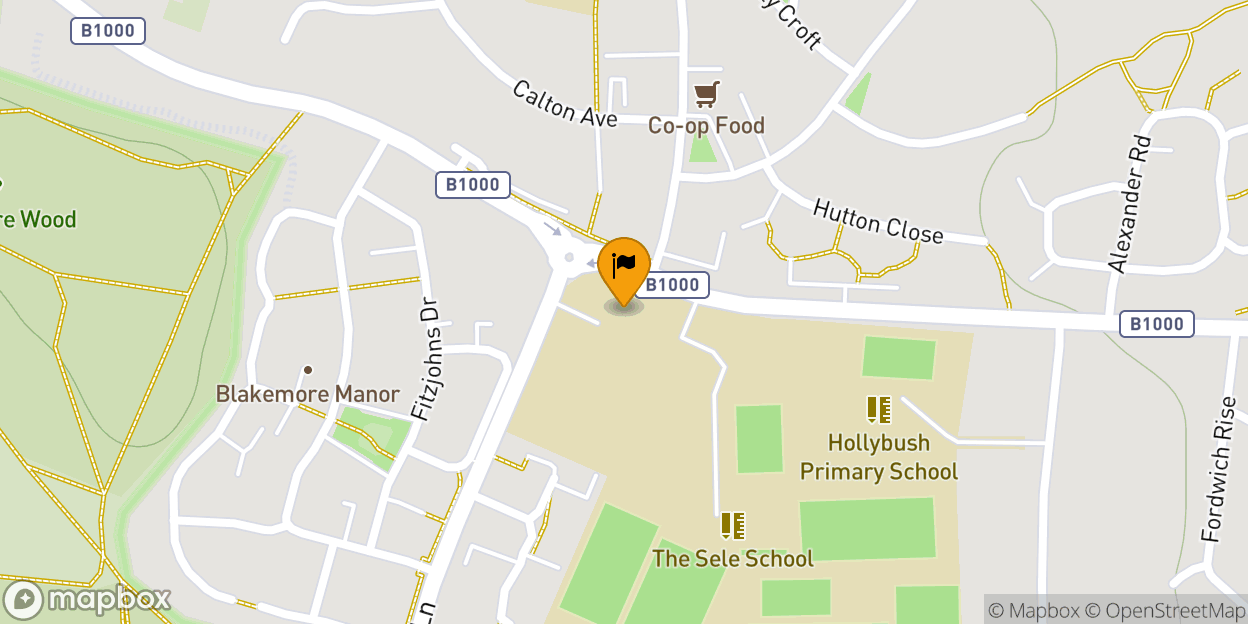 Map of The Sele School