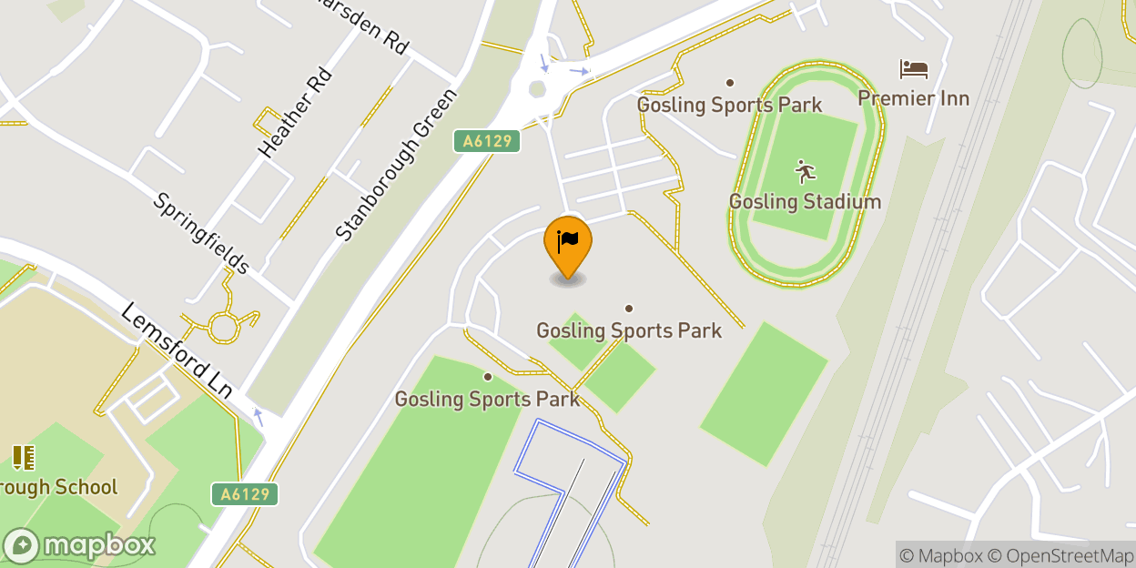 Map of Gosling Sports Park