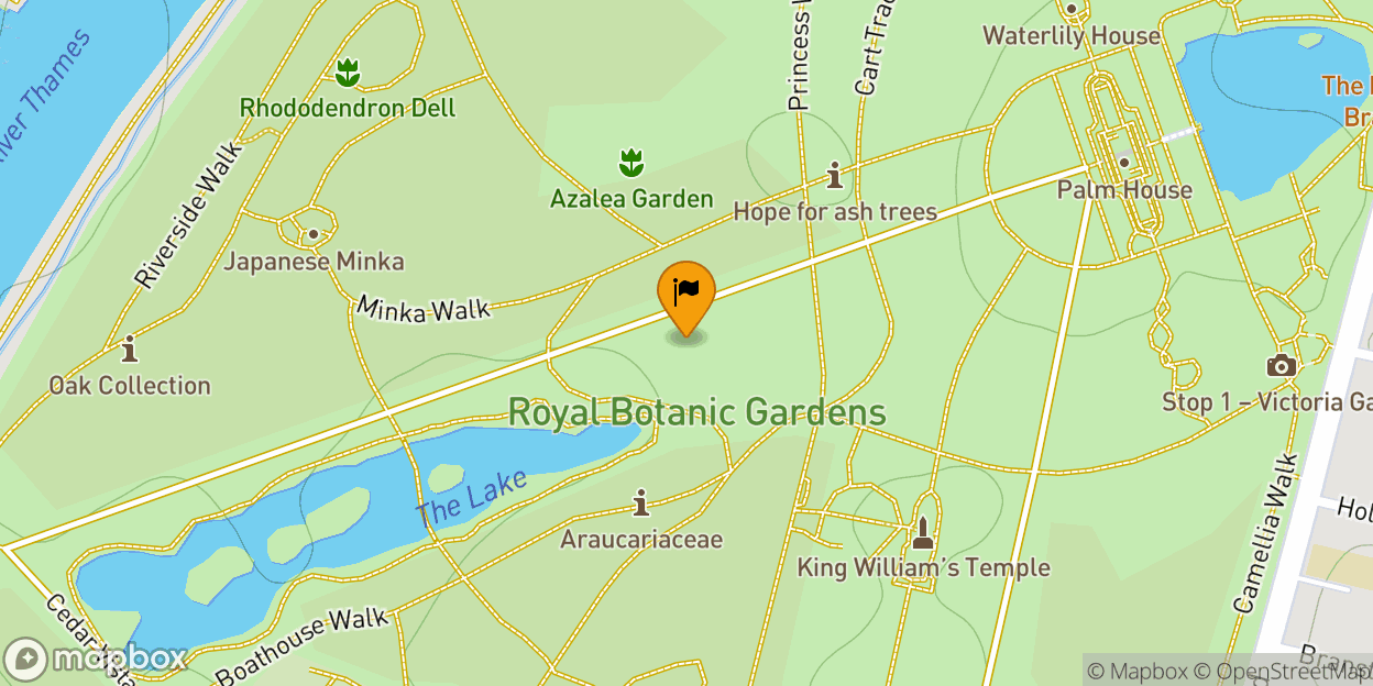 Map of Royal Botanic Gardens