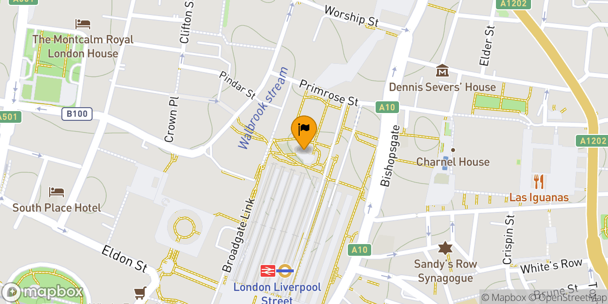 Map of Exchange Square