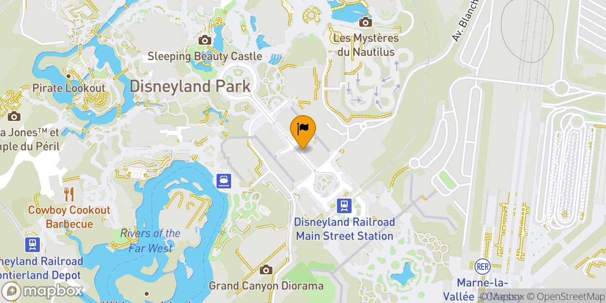 Map of Disneyland Paris